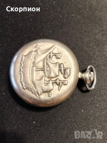 Джобен часовник - Молния - СССР - КОРАБ - Промоция, снимка 15 - Джобни - 49241222