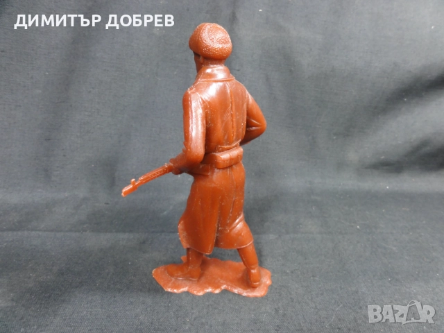 СТАРА РЕТРО СОЦ СССР ПЛАСТМАСОВА ФИГУРКА РУСКИ ВОЙНИК ВСВ, снимка 3 - Колекции - 52712228