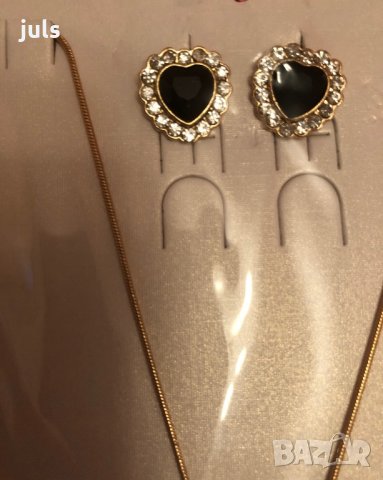 Бижута, синджир, обеци перли, колие «Сърце», комплекти, снимка 10 - Колиета, медальони, синджири - 28241566