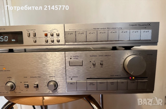 Тунер и усилвател Technics ST-G5 и SU-V4X, снимка 3 - Ресийвъри, усилватели, смесителни пултове - 53075160