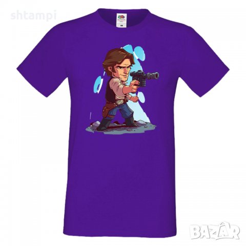 Мъжка тениска Star Wars Han Solo Star Wars Игра,Изненада,Подарък,Геймър, , снимка 17 - Тениски - 36809191