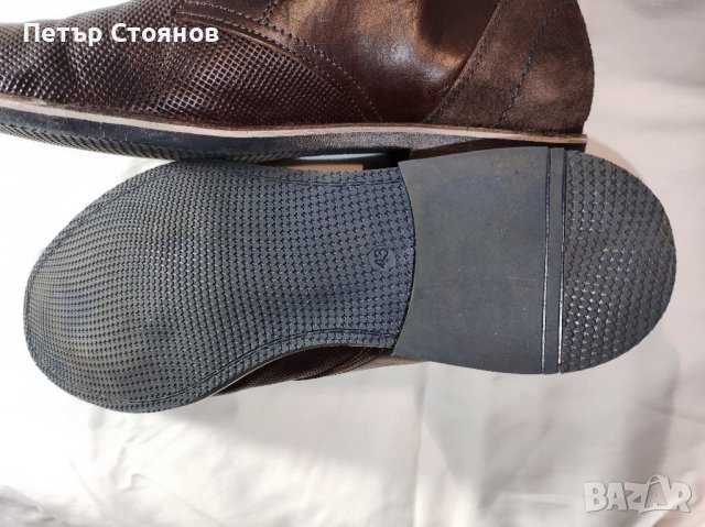 Елегантни мъжки клакрове от естествена кожа OLIVER JACOB №43, снимка 11 - Мъжки боти - 36762266
