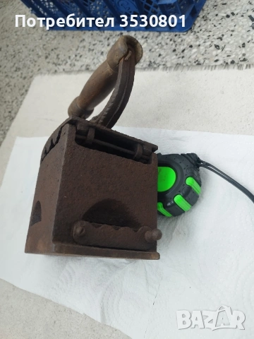 Стара автентична ютия на жар , снимка 5 - Други ценни предмети - 53454642