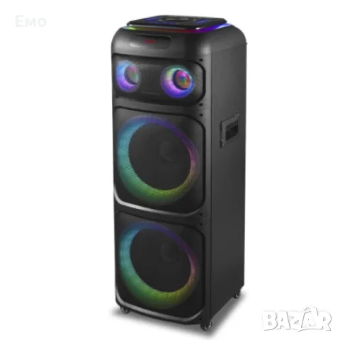 Професионалнa светеща караоке тонколонa 2x12 инча - WGY-1222 - Гаранция 12 месеца , снимка 6 - Караоке - 48428130