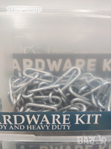 Метална верига с аксесоари + кутия 2.5 метра, снимка 5 - Куфари с инструменти - 40736573