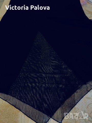 Дълга черна рокля DEPOLO, снимка 12 - Рокли - 33193761