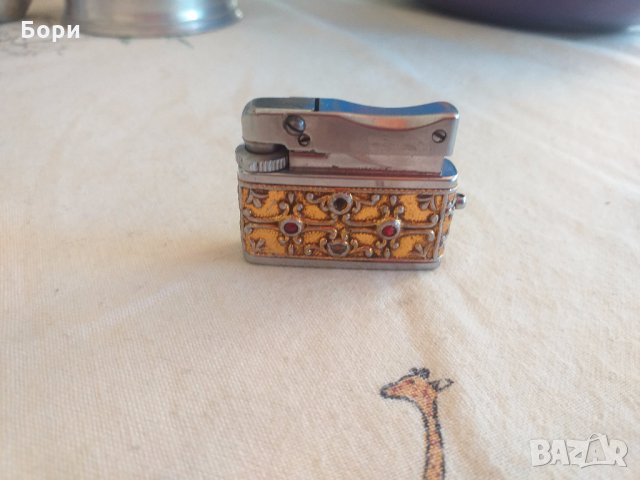 Стара метална запалка с камъче Sarome Baby