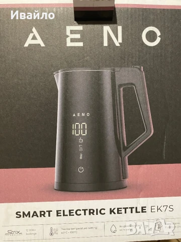 Смарт електрическа кана Aeno, снимка 6 - Кани - 51151703