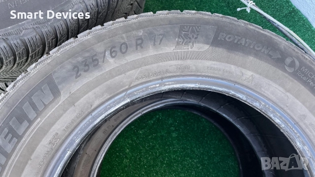 Зимни гуми 4 бр Michelin 235/60 R17с цена за комплека 80 лв, снимка 5 - Гуми и джанти - 52105249