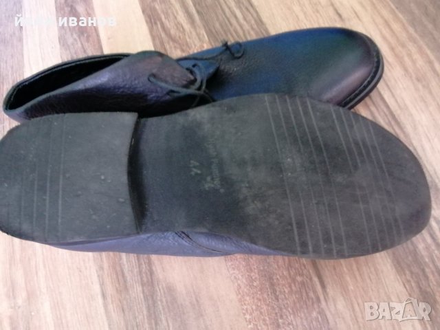 Хъш Пъпис,маркови кожени обувки 44 номер, снимка 3 - Ежедневни обувки - 38263154