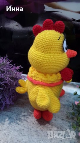 Великденски подаръци. Пиле в розово. Плетена играчка. Ръчно изработена., снимка 14 - Плюшени играчки - 39875402