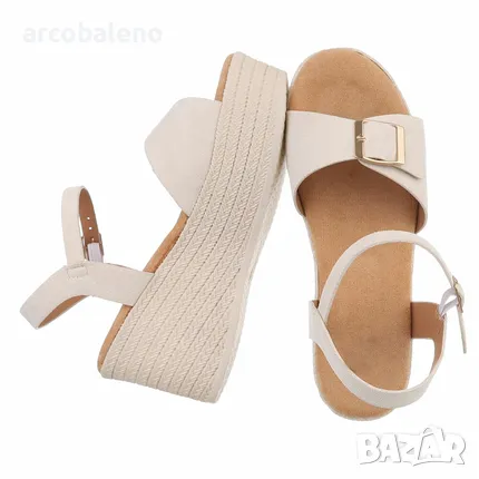 Дамски сандали на танкетка 4цвята , снимка 16 - Сандали - 50352130