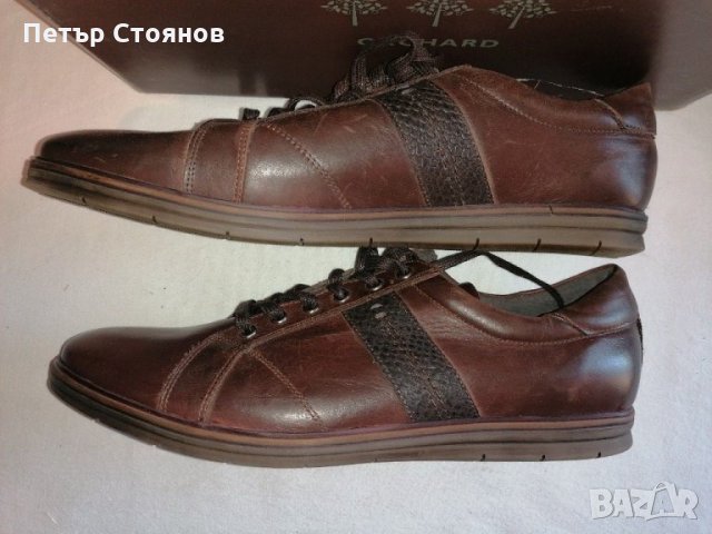  Спортно -елегантни мъжки обувки от естествена кожа ORCHARD №45 , снимка 5 - Спортно елегантни обувки - 28925299
