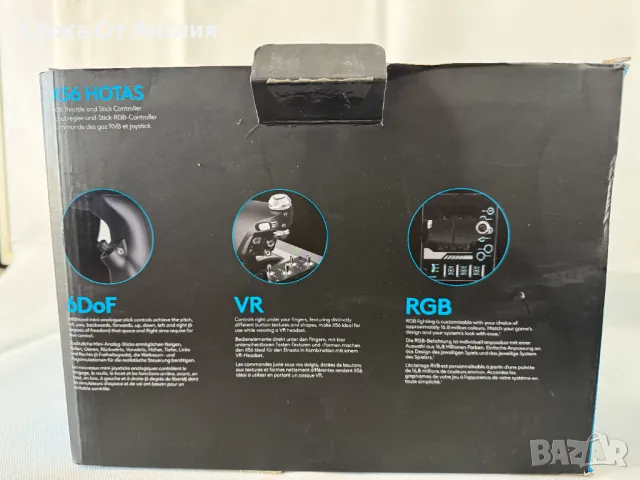 Джойстик контролер Logitech X56 HOTAS , снимка 15 - Аксесоари - 49977132
