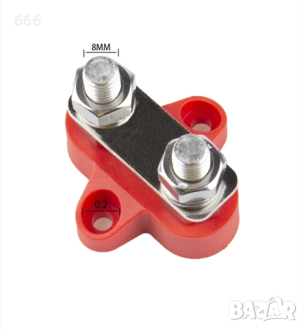 Комплект от 2 клеми за акумулатор, 12V/24V, пластмаса/неръждаема стомана, снимка 3 - Друга електроника - 52906712