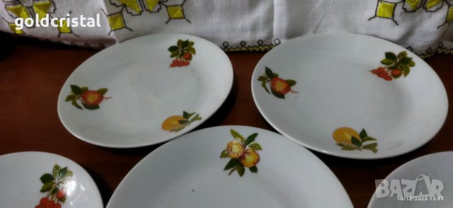 Стар български порцелан чинии , снимка 8 - Антикварни и старинни предмети - 43458163