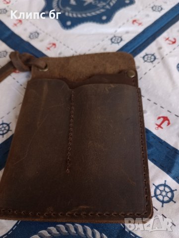 Яко джобно от естествена кожа!Ново кожено органайзерче за джоб/чанта, снимка 12 - Оборудване и аксесоари за оръжия - 40374436