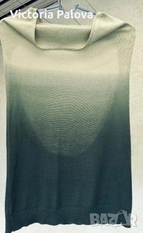 Италиански дизайнерски топ SILVIAN HEACH омбре и изрязан гръб , снимка 2 - Корсети, бюстиета, топове - 51768865