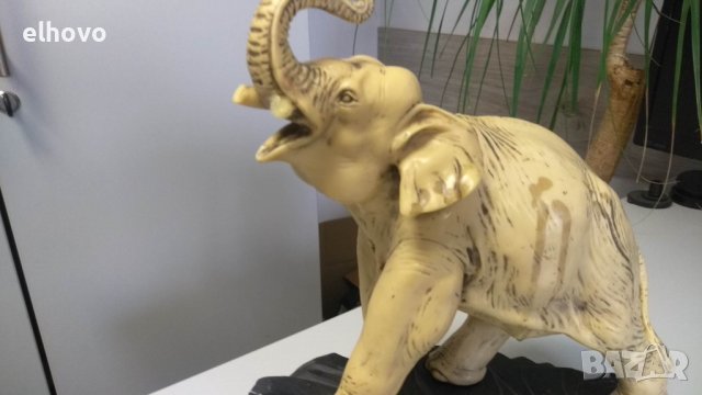 Керамичен слон с поставка, снимка 5 - Други ценни предмети - 39052248