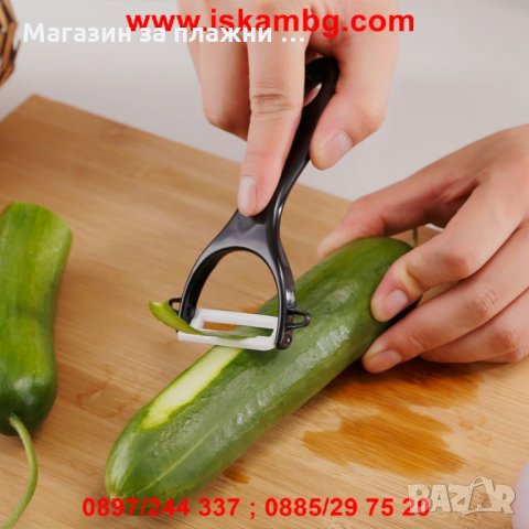 Комплект ножове с белачка , снимка 4 - Аксесоари за кухня - 28506384