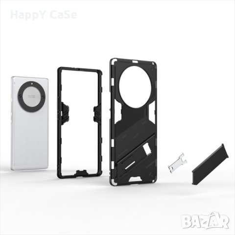 Honor Magic 6 Lite / 5 Lite / PUNK ARMOR Удароустойчив кейс гръб калъф със стойка, снимка 5 - Калъфи, кейсове - 43078204