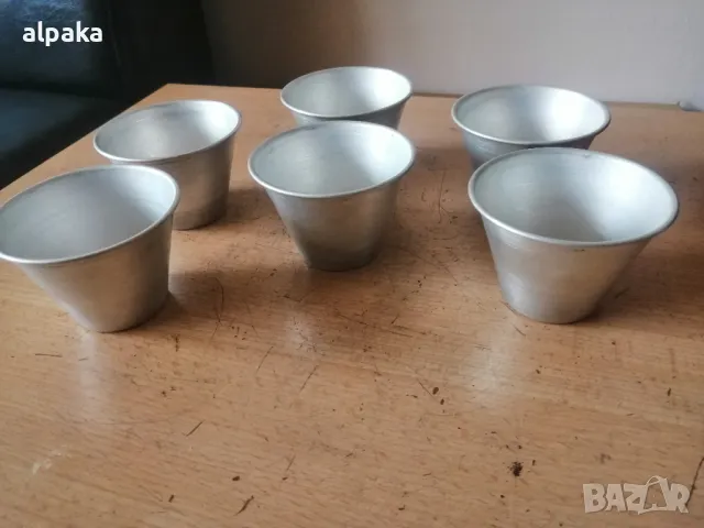 Продавам алуминиеви чашки за крем карамел, снимка 4 - Съдове за готвене - 47004862