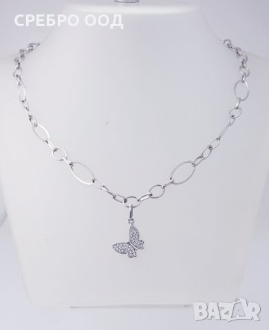 Сребърни колиета, снимка 3 - Колиета, медальони, синджири - 28653785