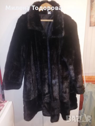 Дамско палто от еко кожа, 54 рамер в Палта, манта в гр. Варна - ID35053612  — Bazar.bg