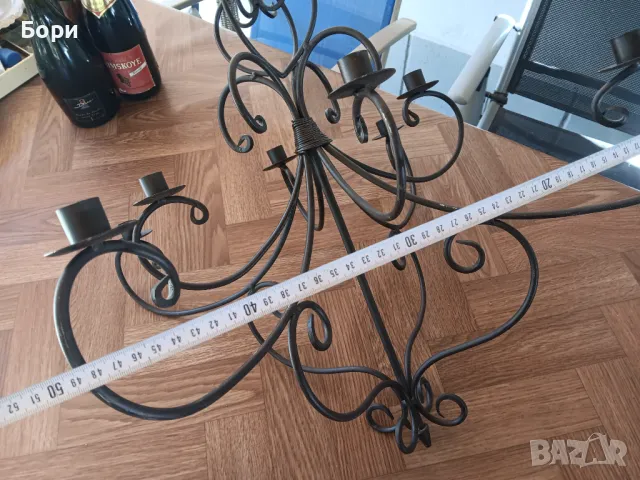 Немски висящ/таванен свещник , снимка 11 - Декорация за дома - 47498231