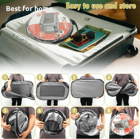 Сгъваема клетка за кучета с чанта за съхранение, снимка 6 - За кучета - 51061374