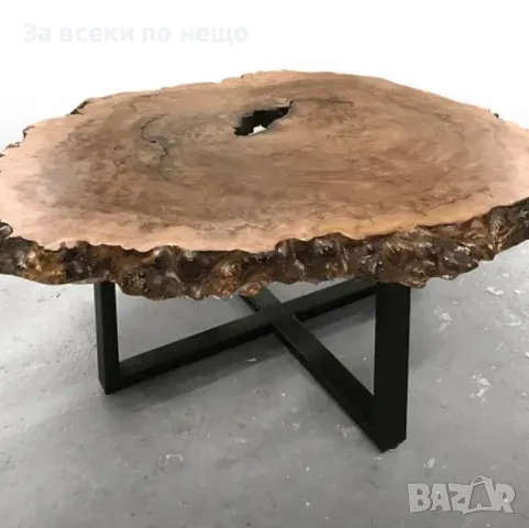 Ръчно изработени помощни маси от масивна дървесина., снимка 3 - Маси - 47948723