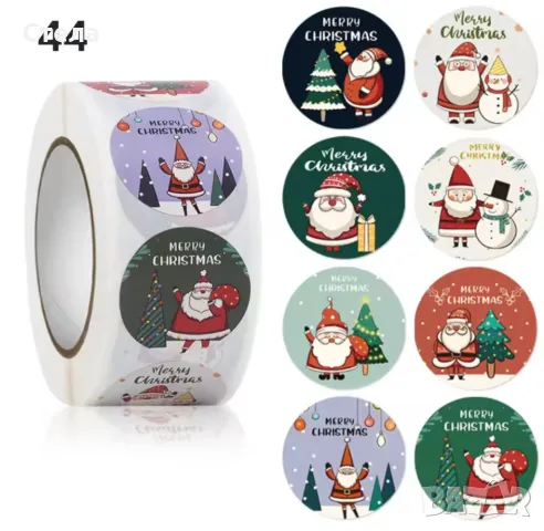 Коледни стикери, самозалепващи се лепенки, снимка 2 - Други - 49510744