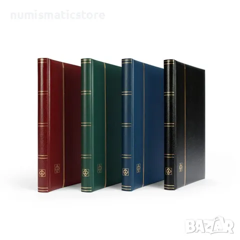 Leuchtturm Premium албум за марки LUX 16 черни листа + кутия / касета, снимка 2 - Филателия - 49158129