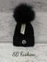 Moncler шапка с естествен пух, снимка 4