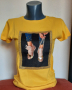 Дамска  тениска, ръчна декорация., снимка 1 - Тениски - 36395941