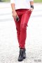 ALESSA Панталон в уникален червен цвят(stizza),с ниска талия, снимка 1 - Панталони - 43537585