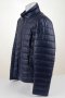 Тъмносиньо ватирано мъжко яке естествена кожа марка Giorgio di Mare - XL/2XL, снимка 4