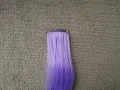 5 броя лилави кичури/екстеншъни/аксесоари за коса - синтетичен косъм, снимка 5