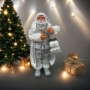 Дядо Коледа в сребристо – празнична фигура, която носи магия и уют у дома (50 / 70 / 90 см), снимка 17