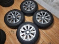 Джанти 17" 5х112 ОЕ Mercedes летни гуми 225/60/17 Hankook, снимка 1