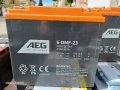 Тягов акумулатор за триколки 23 ампера AEG, снимка 1