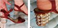 сандали с камъни Swarovski марка DUNE 