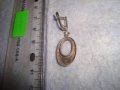 ИЗИСКАНА и СТИЛНА СРЕБЪРНА АР ДЕКО СТИЛ ОБЕЦА СРЕБРО 925 АНГЛИЙСКА ИЗРАБОТКА 32444, снимка 8