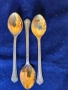 лъжички -12 бр. и вилички -6 бр. позлатени/посребрени мелхиор + лопатки за торта - 4 бр., други,СССР, снимка 2