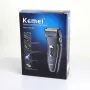 Тример за мъже Kemei KM-8013 с миеща се глава, Черен, снимка 6