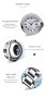 Sumcta Silver White 6697 Луксозен дамски кварцов часовник с метална верижка, снимка 6