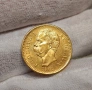 20 лири златна монета Умберто I, снимка 1
