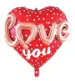 Парти балони за Свети Валентин, 52x48см - 2 бр., снимка 1