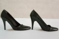 Черни обувки с висок ток марка Issimo , снимка 4