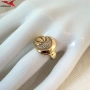 Пръстен с 14К златно покритие 224837, снимка 4